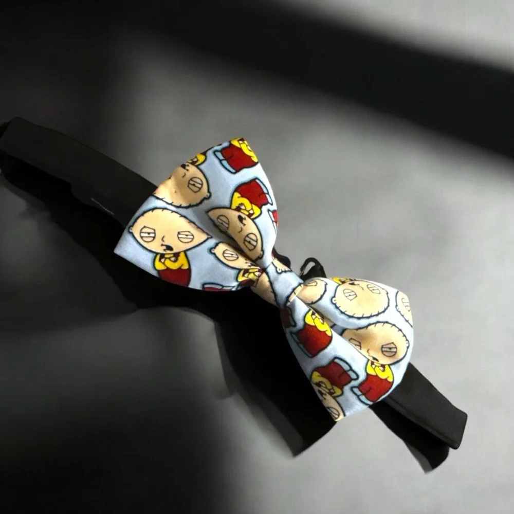 Mens Stewie Griffin Bow Tie - Black and Blue 2012